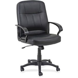 llr60121 - lorell chadwick managerial leather mid-back chair