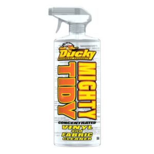 ducky products mighty tidy: vinyl & fabric cleaner spray, 32 oz.