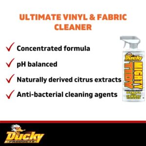 DUCKY PRODUCTS Mighty Tidy: Vinyl & Fabric Cleaner Spray, 32 oz.