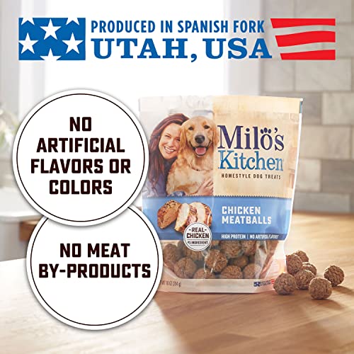 Milo's Kitchen Dog Treats, Chicken Meatballs, 18 Ounce