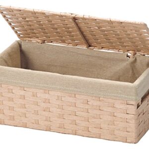 千鳥産業(Chidori-sangyo) 58-90GY Paper Basket Storage Box, Beige, Gray