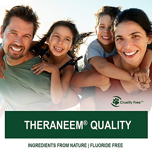 TheraNeem Tooth and Gum Powder | Supports Healthy Teeth and Gums with Probiotics, Vitamin D | Mint, 40 Grams, 200 Uses