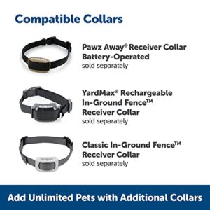 PetSafe Pawz Away Pet Barrier Mini Add-A-Barrier for Cats and Dogs - Up to 2.5 Feet of Radius, Waterproof for Indoor and Outdoor Use - Expand Coverage - Additional Barrier Only,White