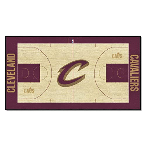 FANMATS - 9483 NBA Cleveland Cavaliers Nylon Face NBA Court Runner-Small 24x44