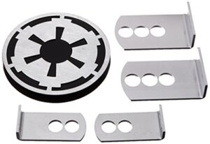 plasticolor 002281r01 star wars empire imperial symbol hitch cover, 1 pack, 1.25 inch