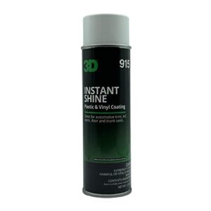 3d instant shine back to black exterior spray dressing - restores, shines & protects 19oz.