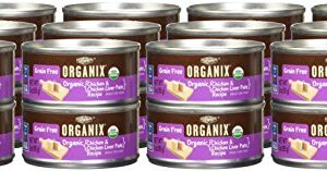 Castor & Pollux Organix Grain Free Organic Chicken & Chicken Liver Recipe All Life Stages Canned Cat Food (24) 3oz cans