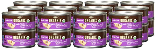 Castor & Pollux Organix Grain Free Organic Chicken & Chicken Liver Recipe All Life Stages Canned Cat Food (24) 3oz cans