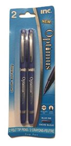 peachtree playthings inc. optimus felt tip pens ~ blue (2 pen package)