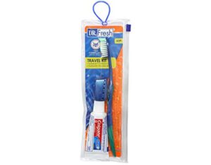 dr. fresh toothbrush on the go travel kit