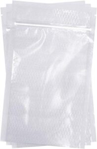 weston vacuum sealer bags, 2 ply 3mm thick, for nutrifresh, foodsaver & other heat-seal systems, for meal prep and sous vide, bpa free, 11" x 16" (gallon), 50 count with resealable zipper, clear