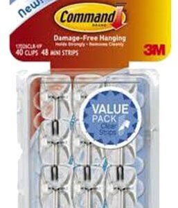 Command Strips 17067CLR-VP Clear Command Wire Hooks