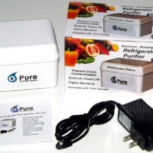 O3 Pure Rechargeable Refrigerator Purifier Deodorizer and Odor Eliminator