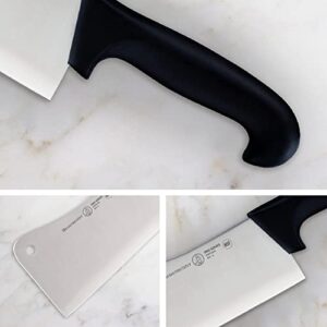 Messermeister Pro Series 6” Heavy Meat Cleaver - German X50 Stainless Steel & NSF-Approved PolyFibre Handle - 15-Degree Edge, Rust Resistant & Easy to Maintain - Made in Portugal