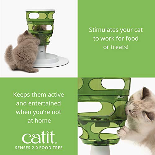 Catit Senses 2.0 Food Tree – Interactive Cat Toy