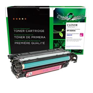 clover remanufactured toner cartridge replacement for hp ce253a (hp 504a) | magenta