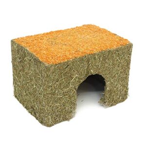 rosewood naturals carrot cottage hamster house, medium