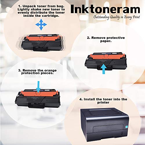 Inktoneram Compatible Toner Cartridge Replacement for Dell B1260dn B1265dnf 331-7328 (Black)