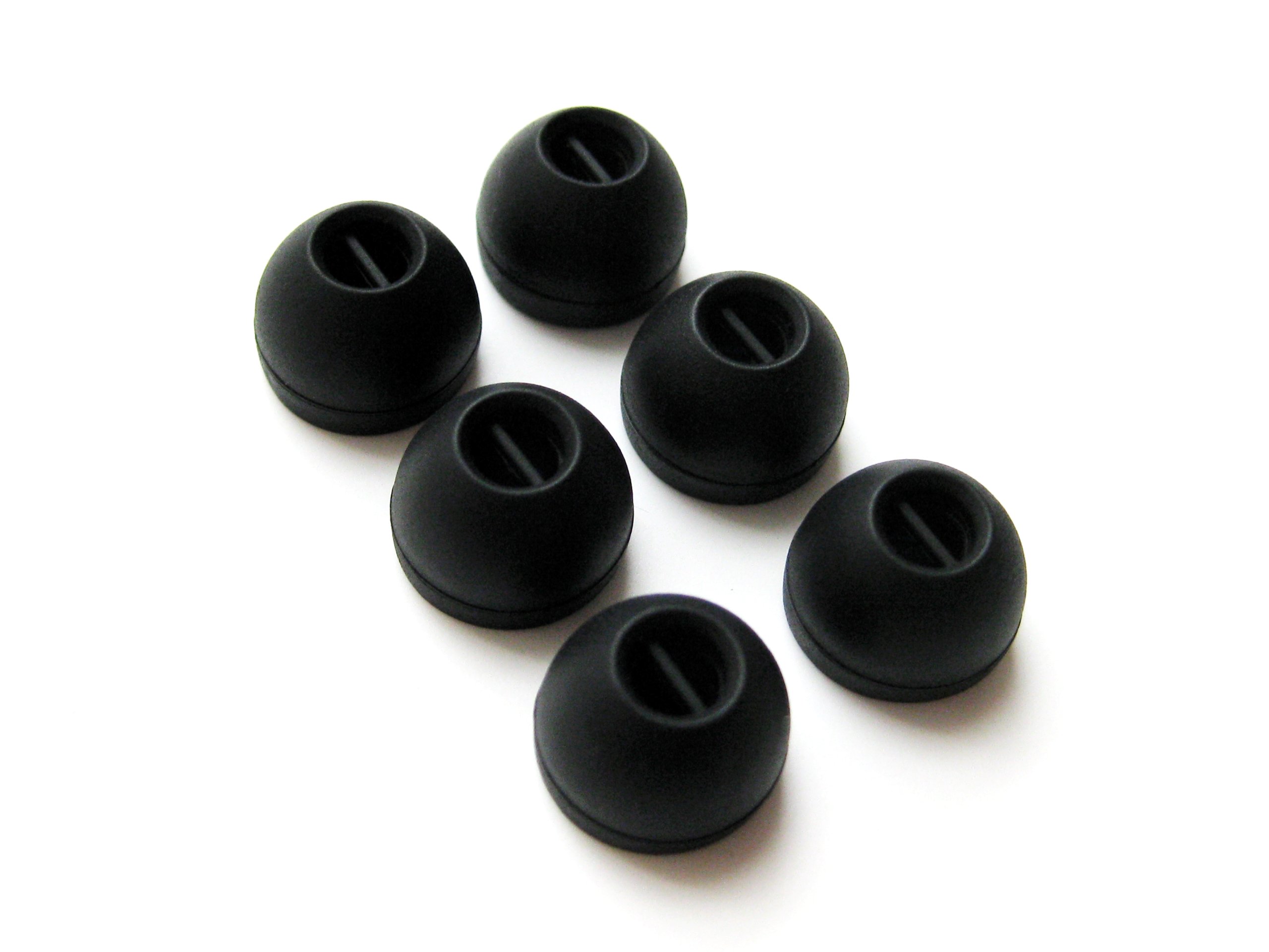 6pcs - (M) Medium Replacement Set Earbuds Eartips Compatible with Sennheiser IE Series, CX Series, CXC Series, CXL Series, OCX Series, and MM Series in Ear Earphone Headsets