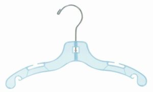 only hangers 12" children's blue plastic top hanger [bundle of 25]