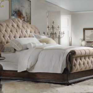 Hooker Furniture Rhapsody Tufted Upholstered Sleigh Bed