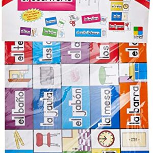 Carson Dellosa Print-Rich Classroom Labels: Spanish Bulletin Board Set (3440)