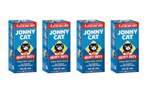jonny cat litter box liners, heavy duty, jumbo 5 per box (4 pack/boxes)