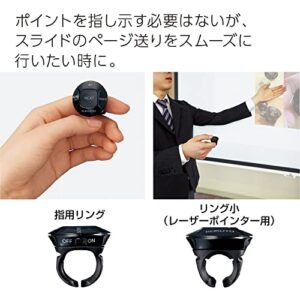 Kokuyo Power Point Operation for Finger Presenter Obsidian Kokuyoseki Ela-fp1