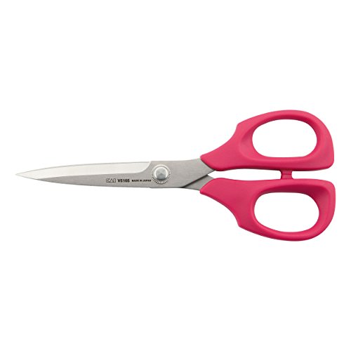 Kai V5000 Edition V5165P Multi-Purpose Scissors with Safety Cap 16.5 cm [Pink]