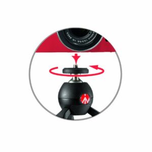 Manfrotto PIXI Mini Tripod, Black (MTPIXI-B)