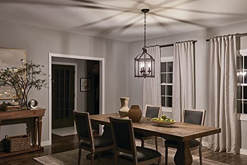 KICHLER Larkin 22.25" 3 Light Pendant in Olde Bronze®