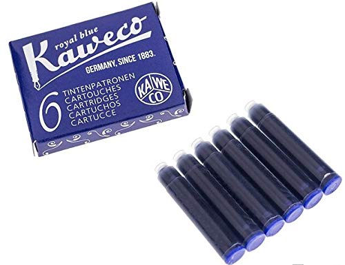 Kaweco Fountain Pen 30 ink cartridges short royal blue