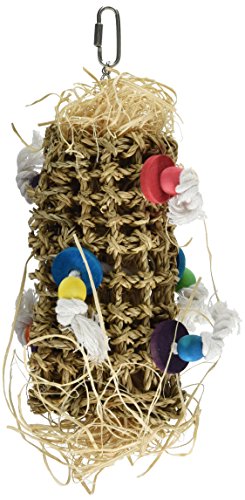 Penn Plax, Bird Life, Natural Weave Kabob Bird Toy, 12"H