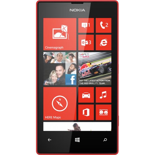 Nokia Lumia 520 Unlocked GSM Dual-Core Windows 8 Smartphone 8GB - Red