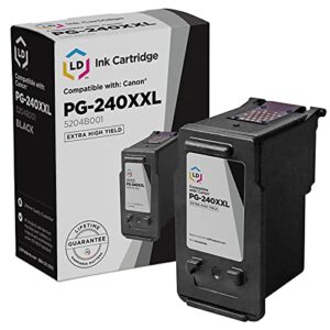 ld remanufactured ink cartridge replacement for canon pg-240xxl 5204b001 extra high yield (black)