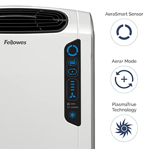 Fellowes AeraMax 200 Air Purifier for Mold, Odors, Dust, Smoke, Allergens and Germs with True HEPA Filter and 4-Stage Purification (9320401)