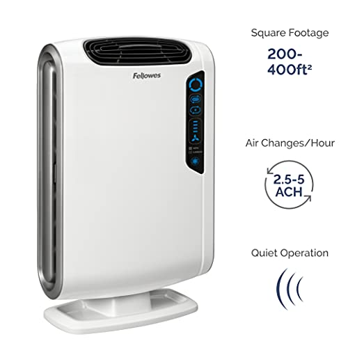 Fellowes AeraMax 200 Air Purifier for Mold, Odors, Dust, Smoke, Allergens and Germs with True HEPA Filter and 4-Stage Purification (9320401)