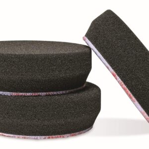 Griot's Garage 11274 3" Black Foam Finishing Pads (Set of 3)