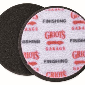 Griot's Garage 11274 3" Black Foam Finishing Pads (Set of 3)