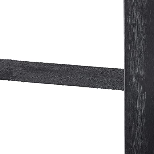 Roundhill Furniture 3-Panel Screen Room Divider, Black