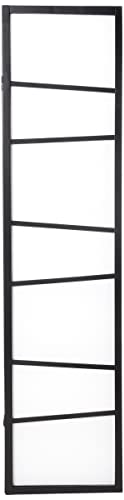 Roundhill Furniture 3-Panel Screen Room Divider, Black