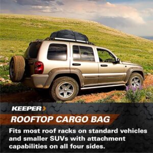 Keeper 07203-1 Weatherproof Rooftop Cargo Bag, 15 Cubic Feet