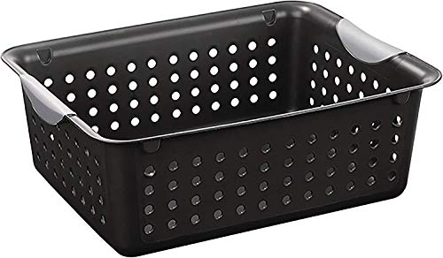 Sterilite 16249006 5 H X 10 4 W X 13 4 D Black Medium Ultra Basket