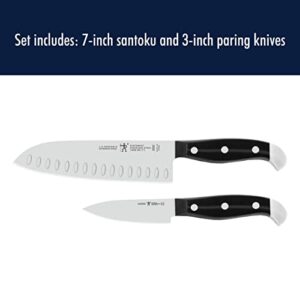 HENCKELS Statement Razor-Sharp 2-pc Knife Set, Santoku Knife 7 Inch, Paring Knife, German Engineered Informed by 100+ Years of Mastery