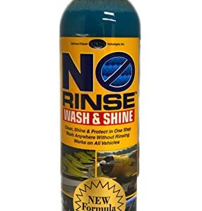 Optimum No Rinse Wash and Shine - ONR Car Wash, New Formula Version 5, Safe on Paint, Coatings, Wraps, and Interior, Rinseless Wash provides a Car Wash Soap Alternative (8 oz)