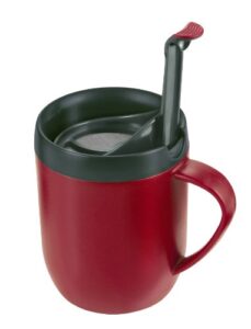 zyliss hot mug cafetiere, red