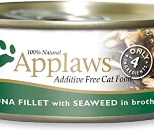 Applaws Cat Tin 2.4oz Tuna with Seaweed - 24 Pack