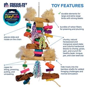 Prevue Pet Products Preen & Pacify Bodacious Bites Fluff N Stuff Bird Toy 62472