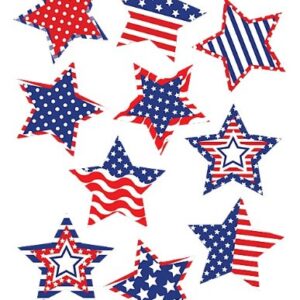 Teacher Created Resources 5285 Patriotic Stars Accents