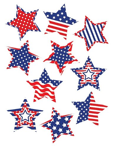 Teacher Created Resources 5285 Patriotic Stars Accents